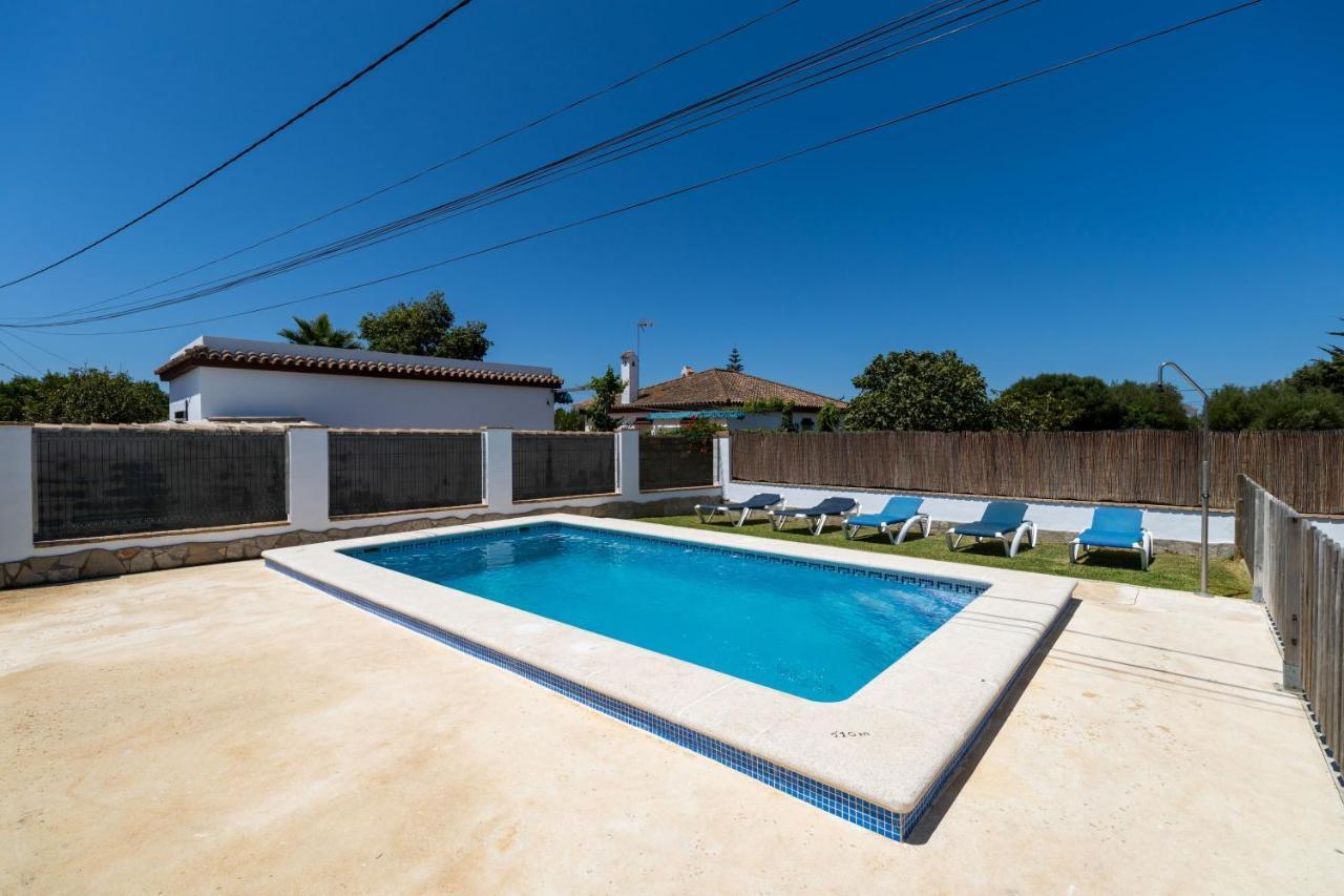 Casa Carlos Con Piscina Privada En Conil Конил-де-ла-Фронтера Екстериор снимка
